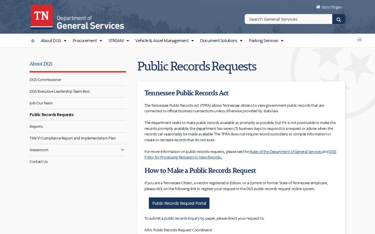 Wayne County arrest warrant records reference, Tennessee public records overview